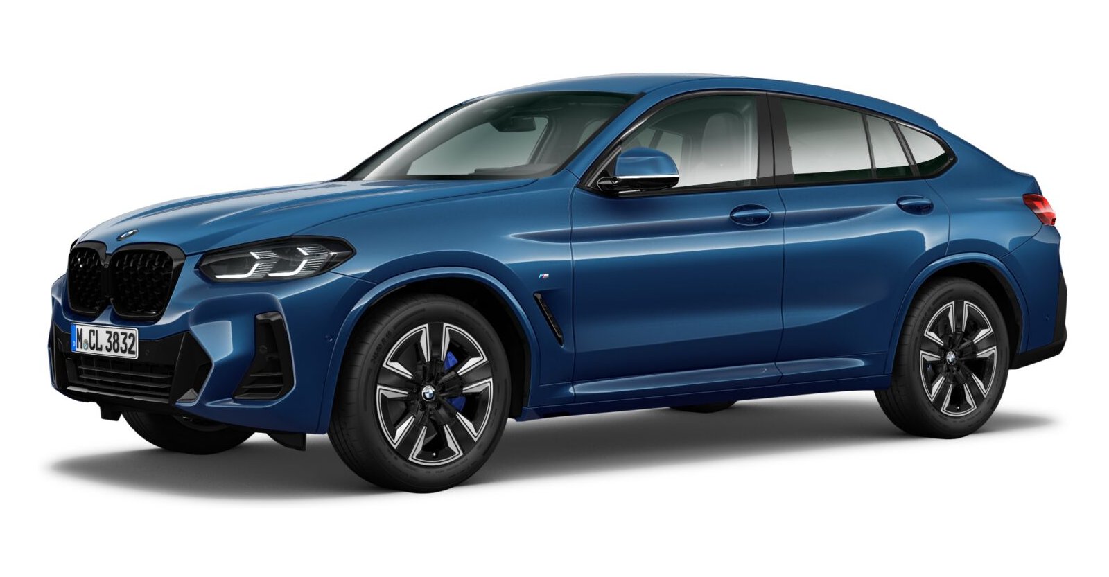 BMW BMW X in Blau von vorne BMW BMW X in Blau von vorne