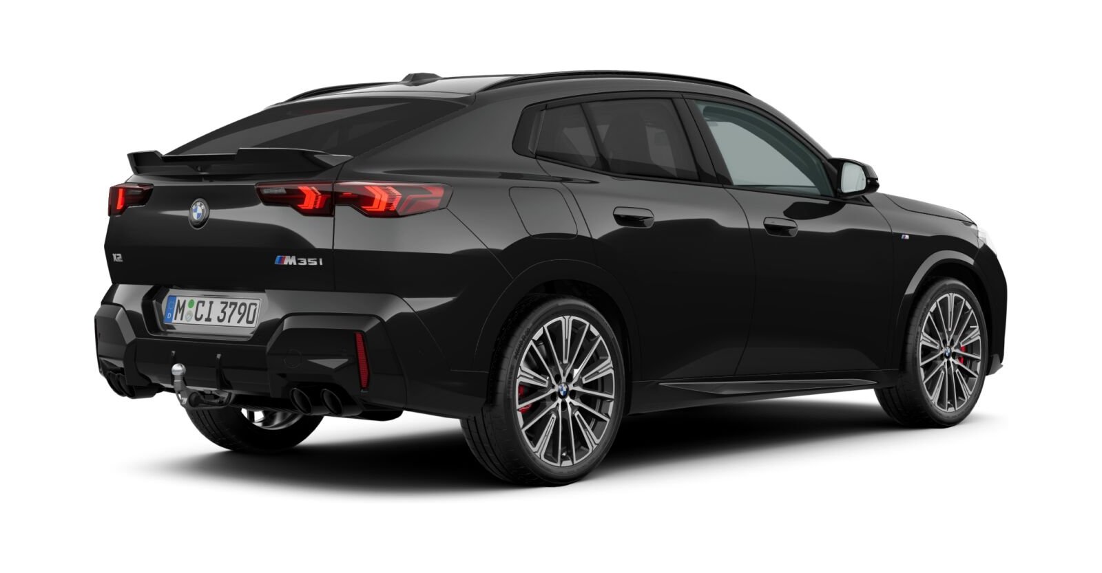 BMW BMW X in Schwarz von hinten BMW BMW X in Schwarz von hinten