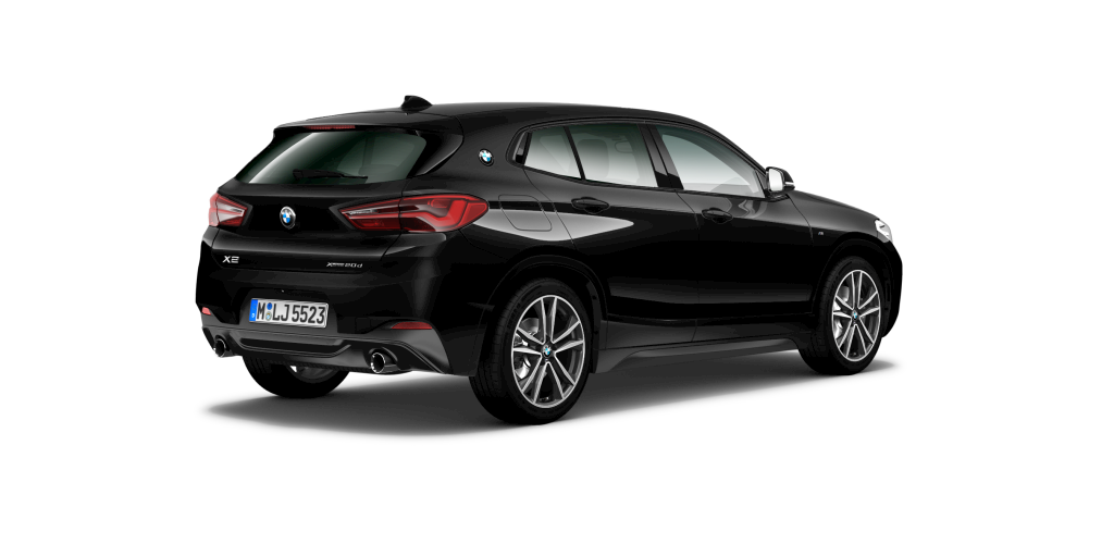 BMW BMW X in Schwarz von hinten BMW BMW X in Schwarz von hinten