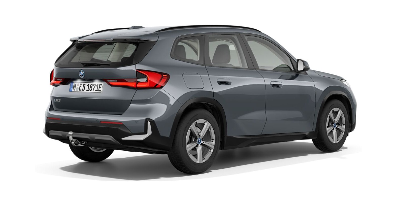 BMW BMW I in Grau von hinten BMW BMW I in Grau von hinten