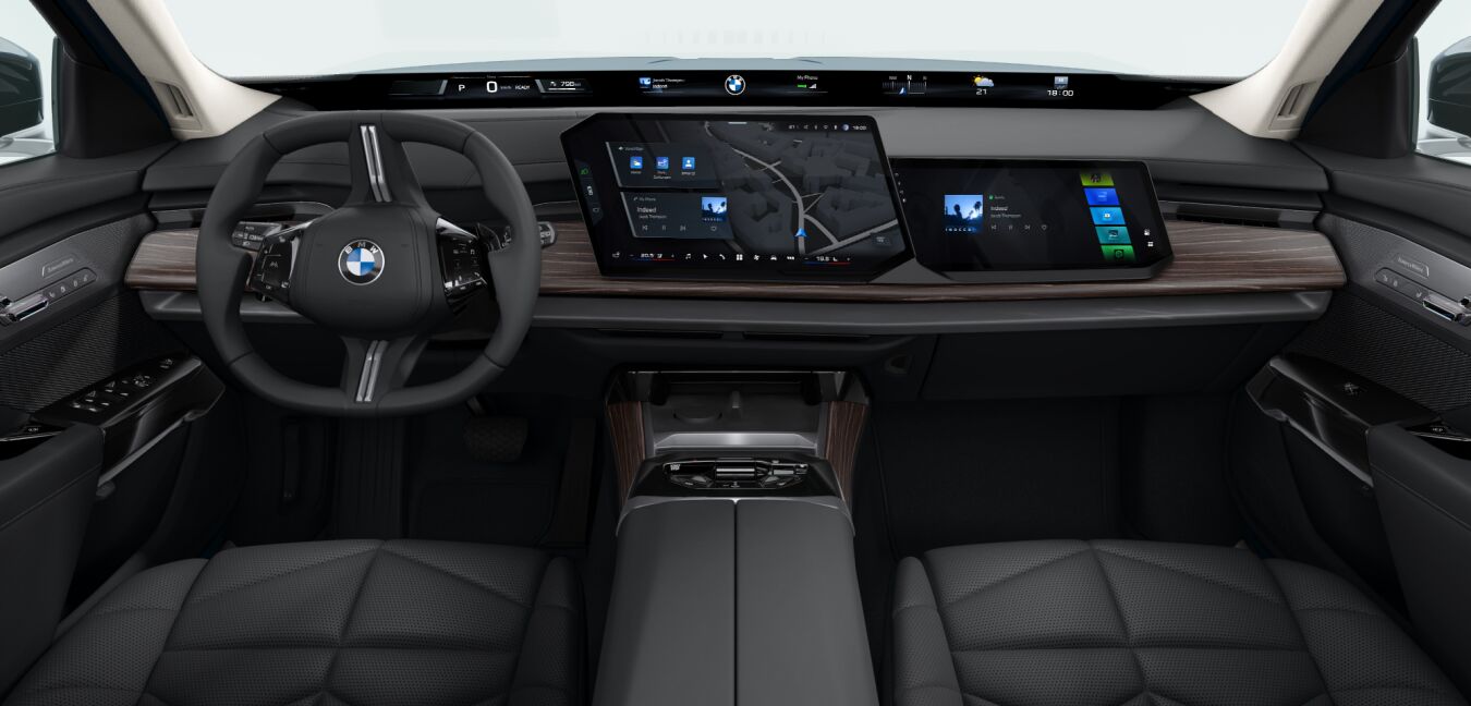 BMW BMW 7er im Innenraum von vorne BMW BMW 7er im Innenraum von vorne