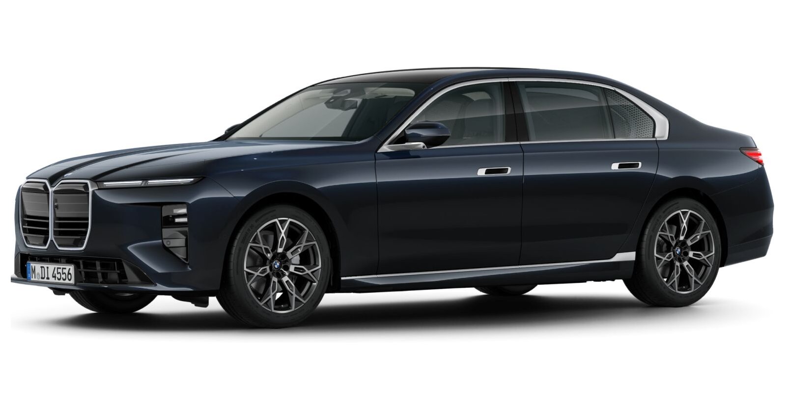 BMW BMW 7er in Schwarz von vorne BMW BMW 7er in Schwarz von vorne