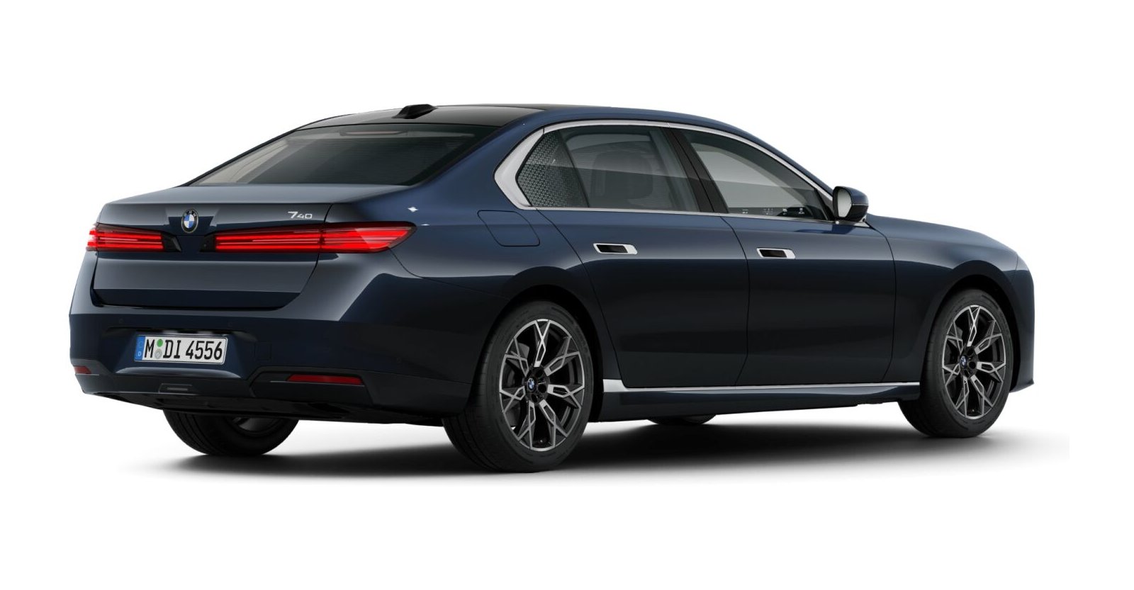 BMW BMW 7er in Schwarz von hinten BMW BMW 7er in Schwarz von hinten