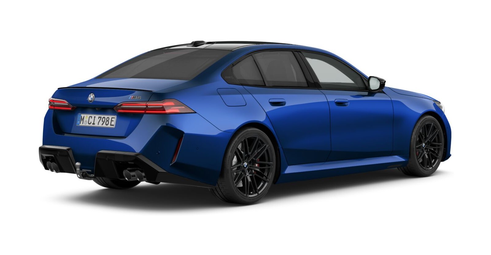BMW BMW M in Blau von hinten BMW BMW M in Blau von hinten