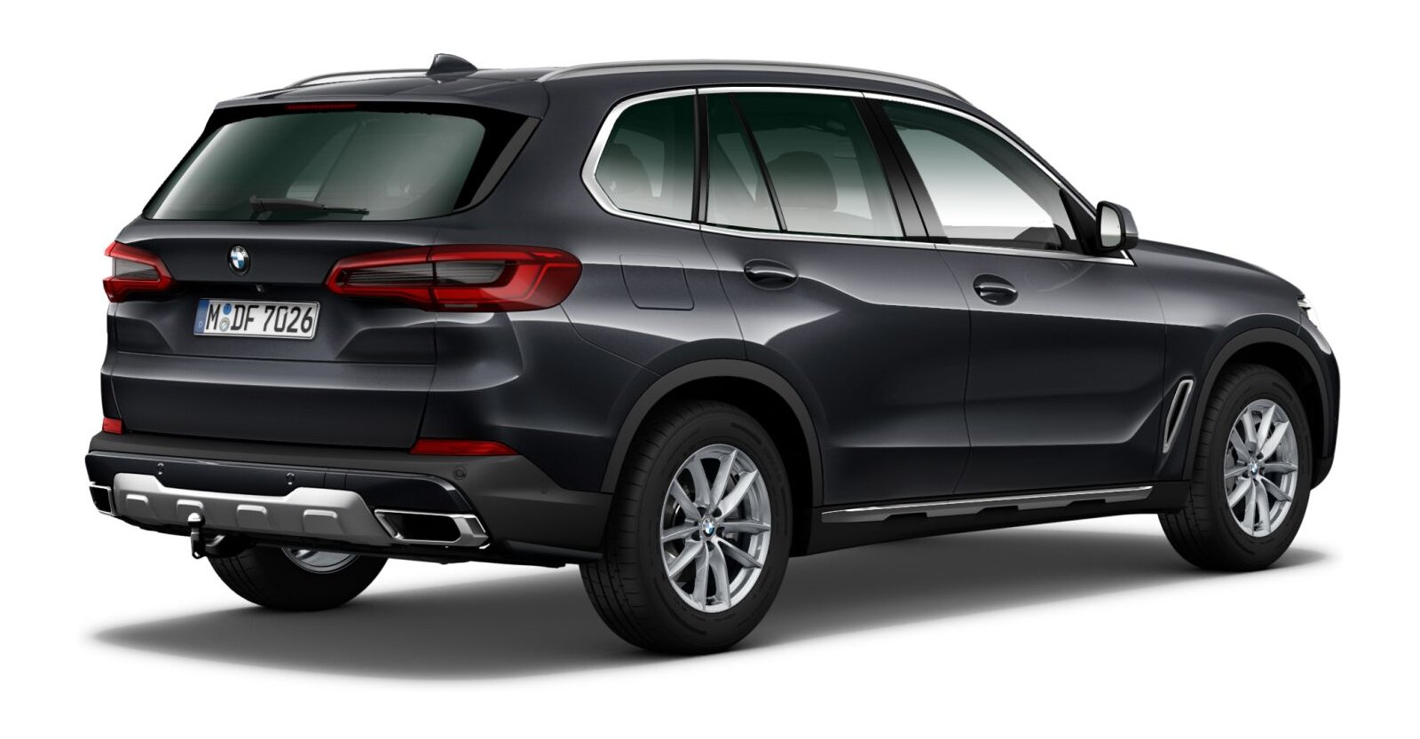 BMW BMW X in Grau von hinten