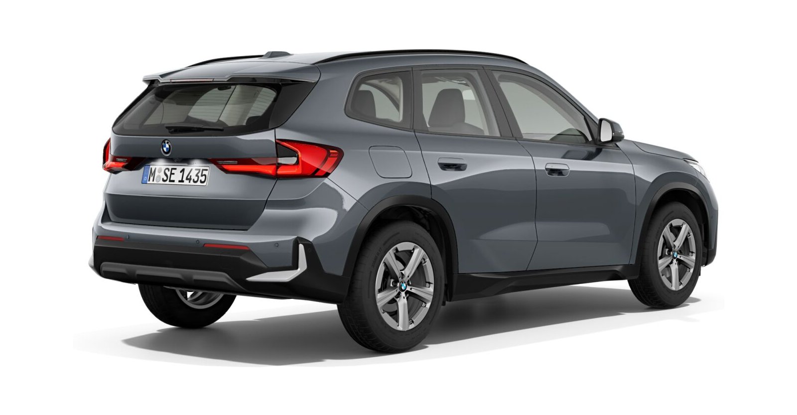 BMW BMW X in Grau von hinten BMW BMW X in Grau von hinten