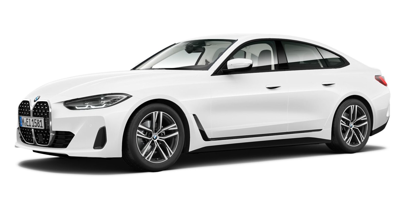 BMW BMW 4er in Weiß von vorne BMW BMW 4er in Weiß von vorne
