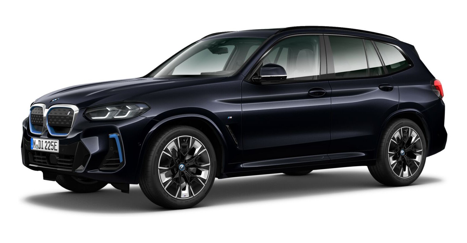 BMW BMW I in Schwarz von vorne BMW BMW I in Schwarz von vorne