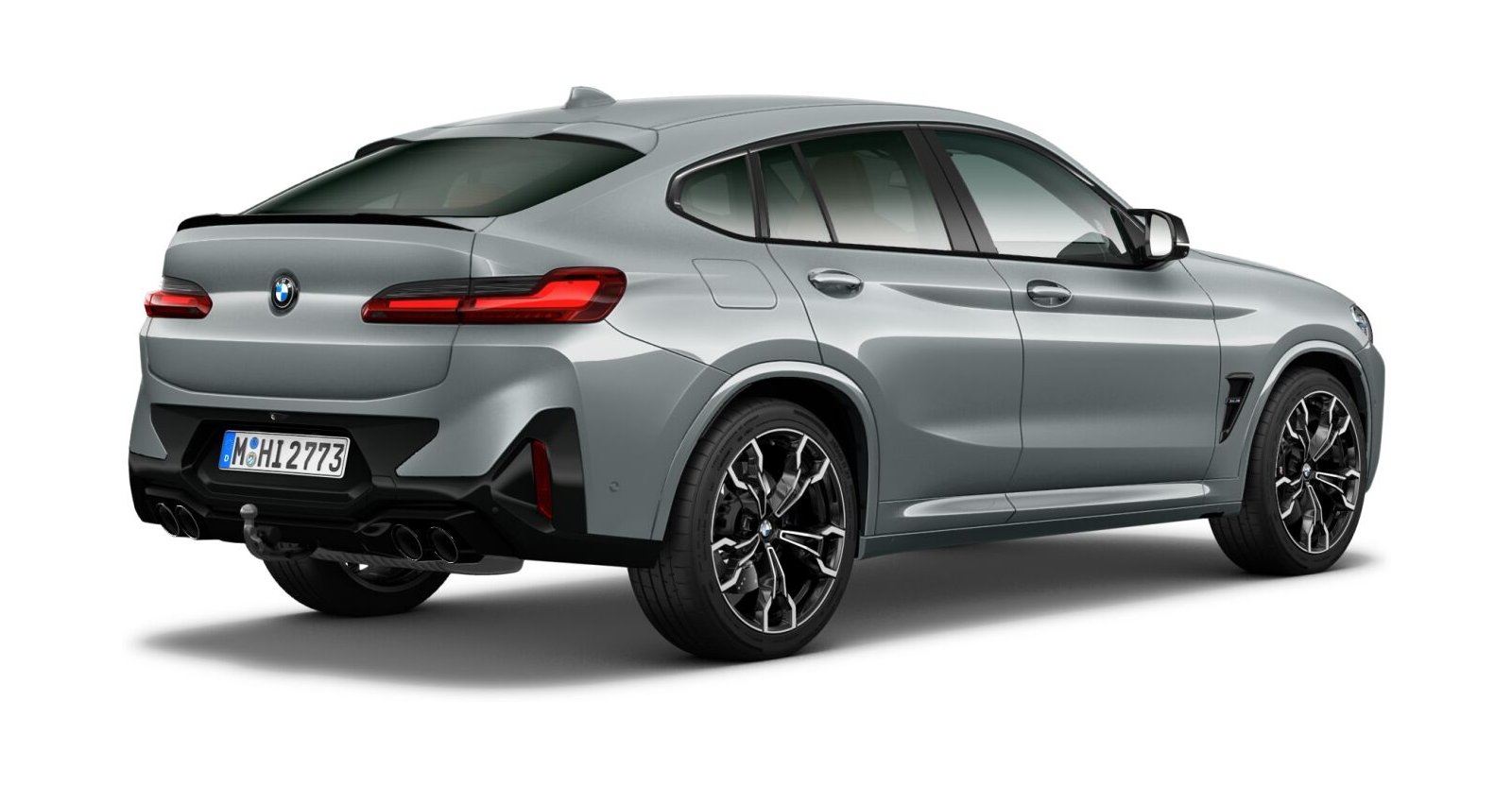 BMW BMW M in Grau von hinten BMW BMW M in Grau von hinten