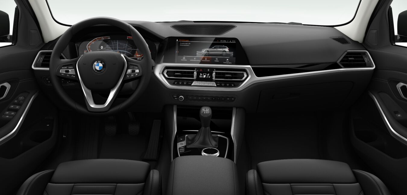 BMW BMW 3er im Innenraum von vorne BMW BMW 3er im Innenraum von vorne