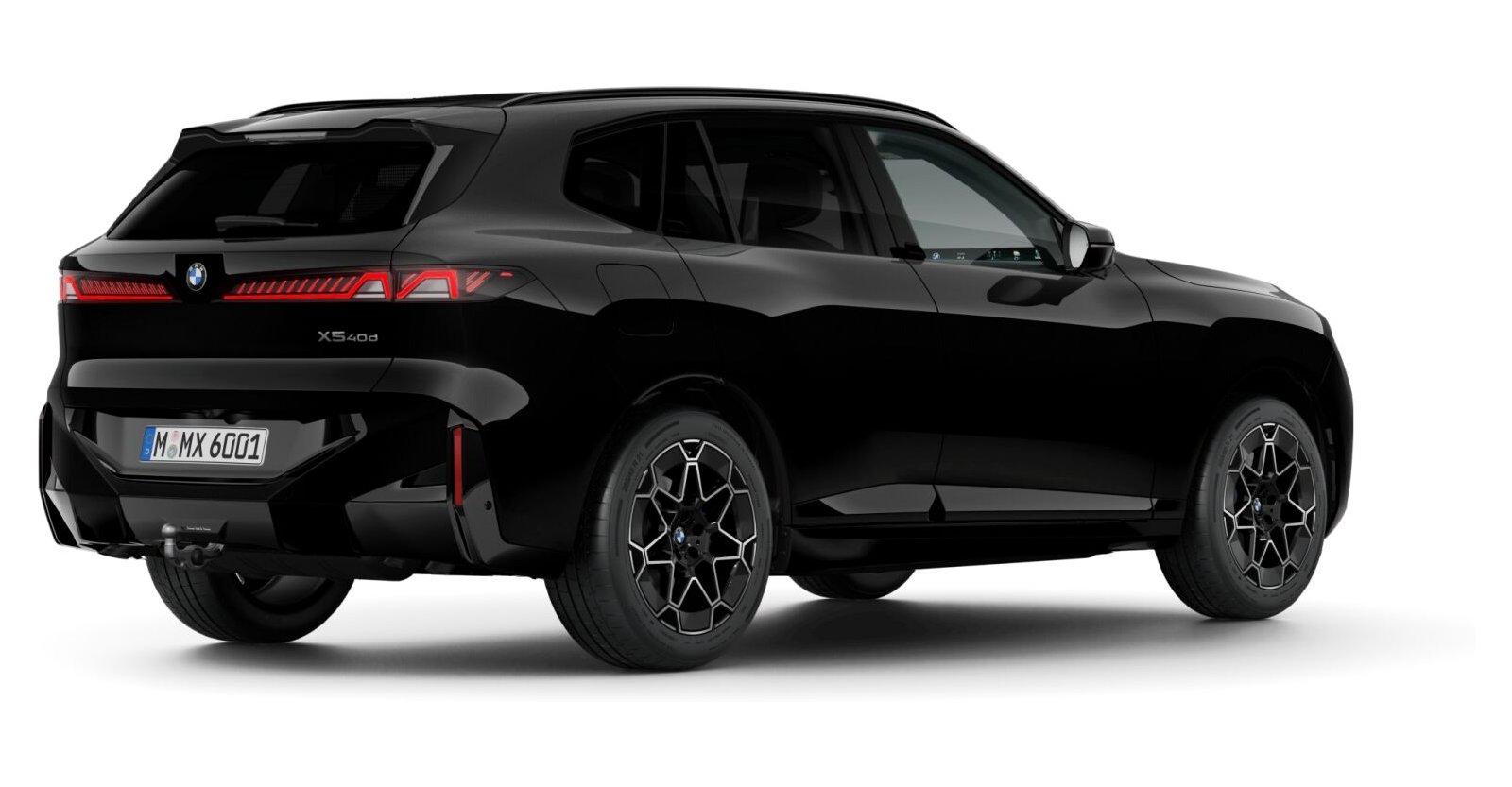 BMW BMW X in Schwarz von hinten BMW BMW X in Schwarz von hinten