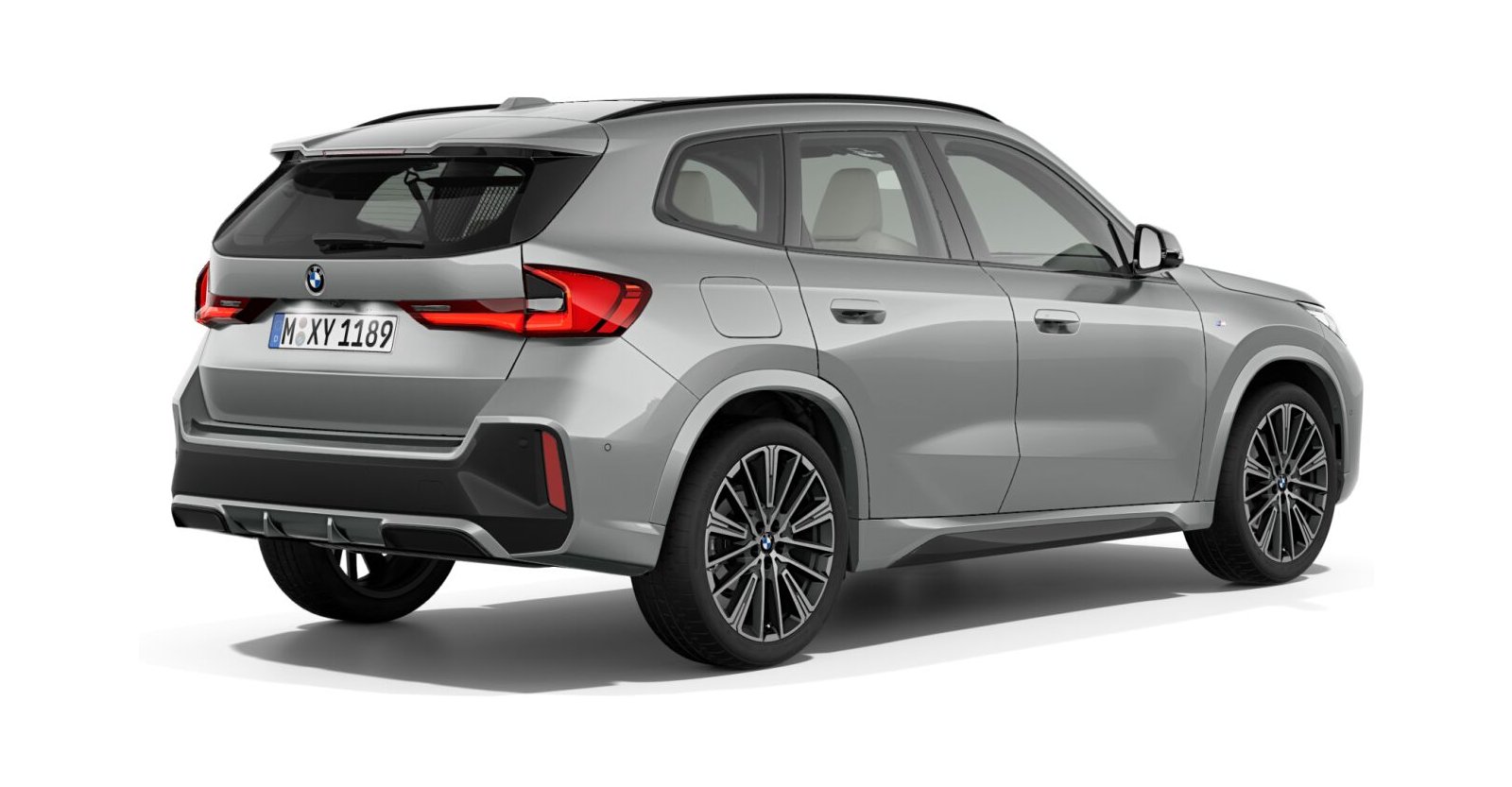 BMW BMW X in Grau von hinten BMW BMW X in Grau von hinten