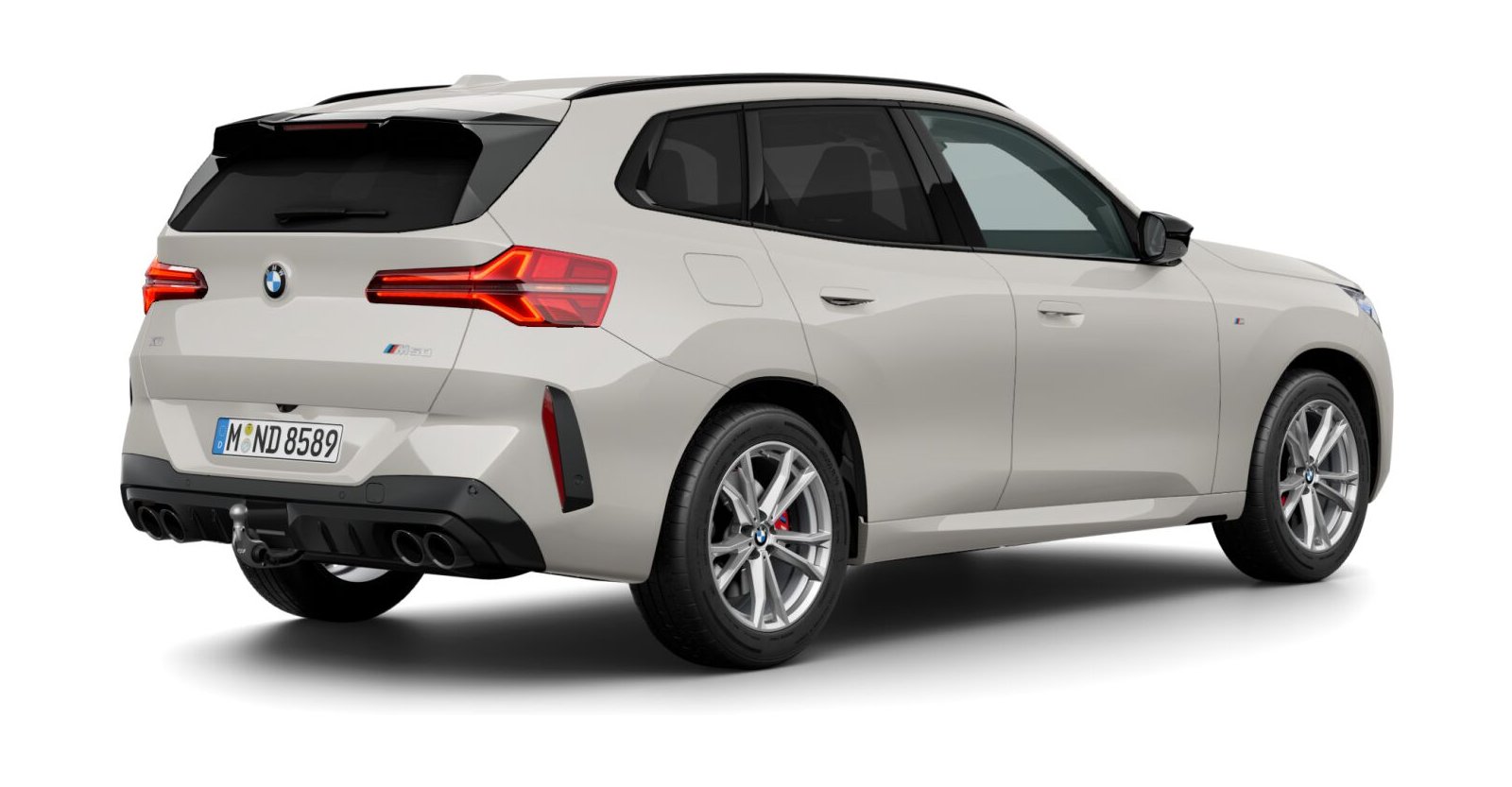 BMW BMW X in Grau von hinten BMW BMW X in Grau von hinten
