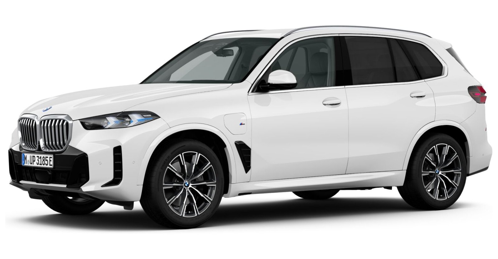 BMW X5 xDrive50e in Weiß von vorne BMW X5 xDrive50e in Weiß von vorne