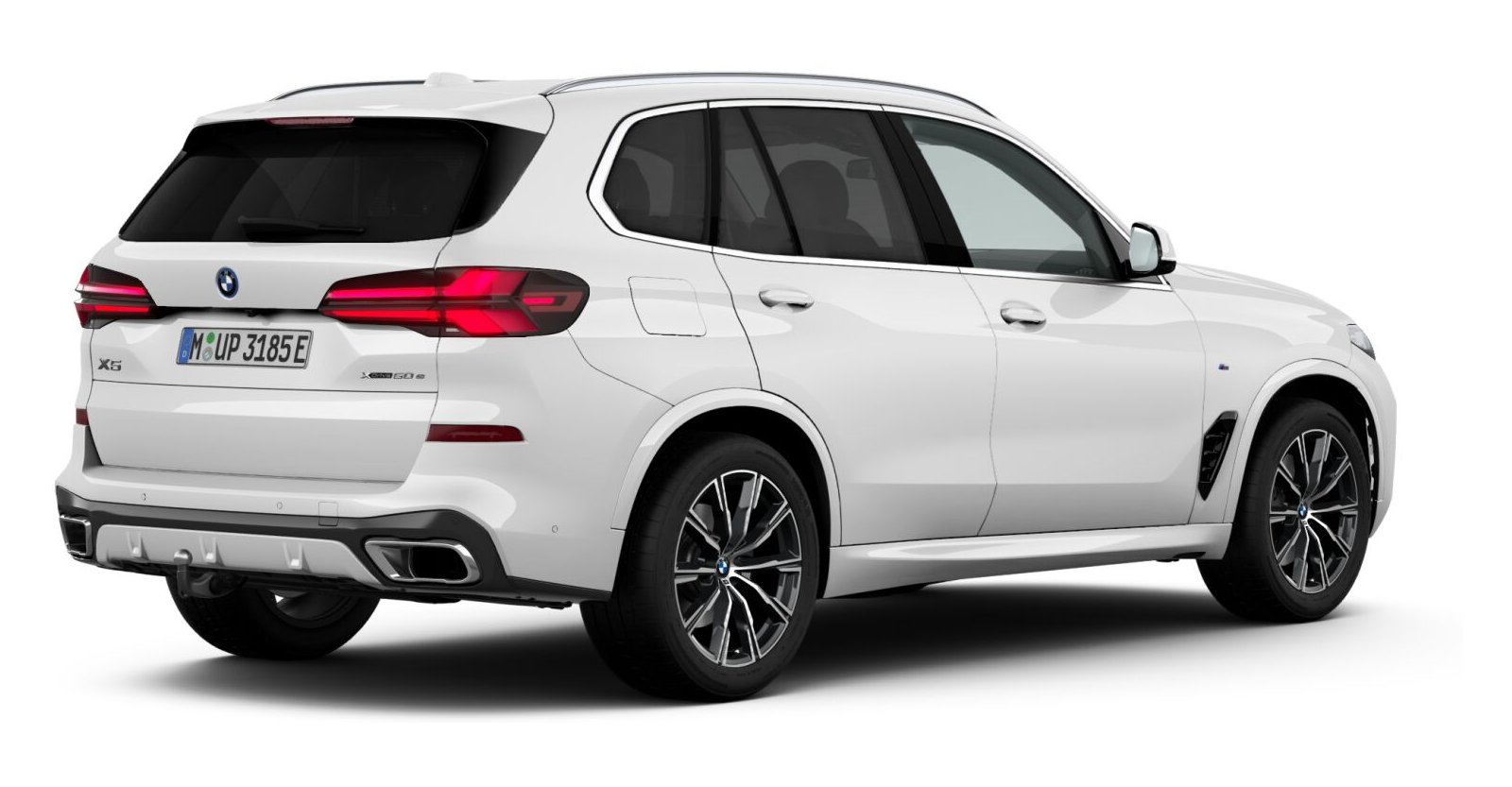 BMW BMW X in Weiß von hinten BMW BMW X in Weiß von hinten