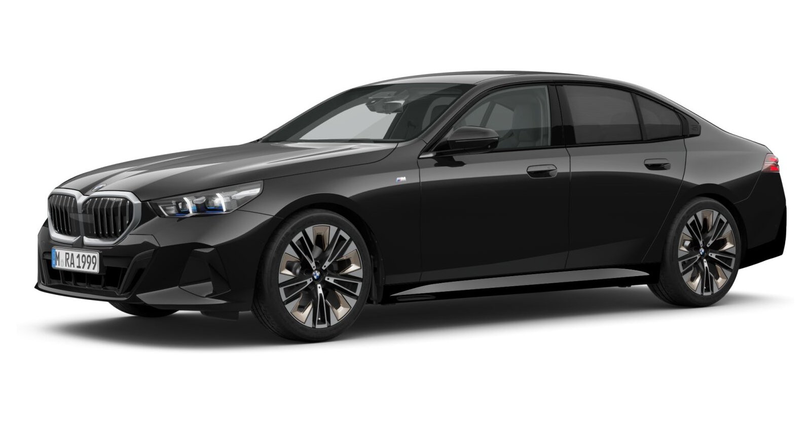 BMW BMW 5er in Schwarz von vorne BMW BMW 5er in Schwarz von vorne