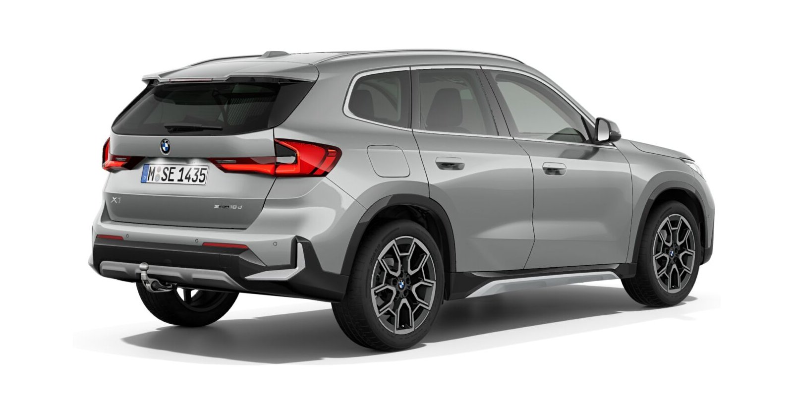 BMW BMW X in Grau von hinten