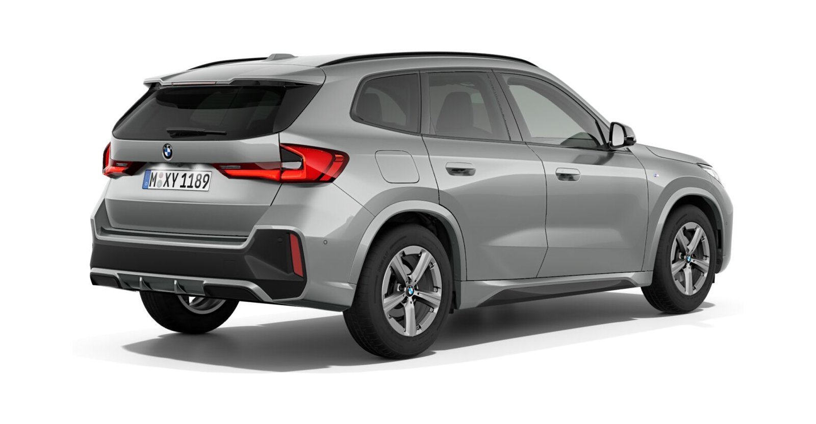 BMW BMW X in Grau von hinten BMW BMW X in Grau von hinten