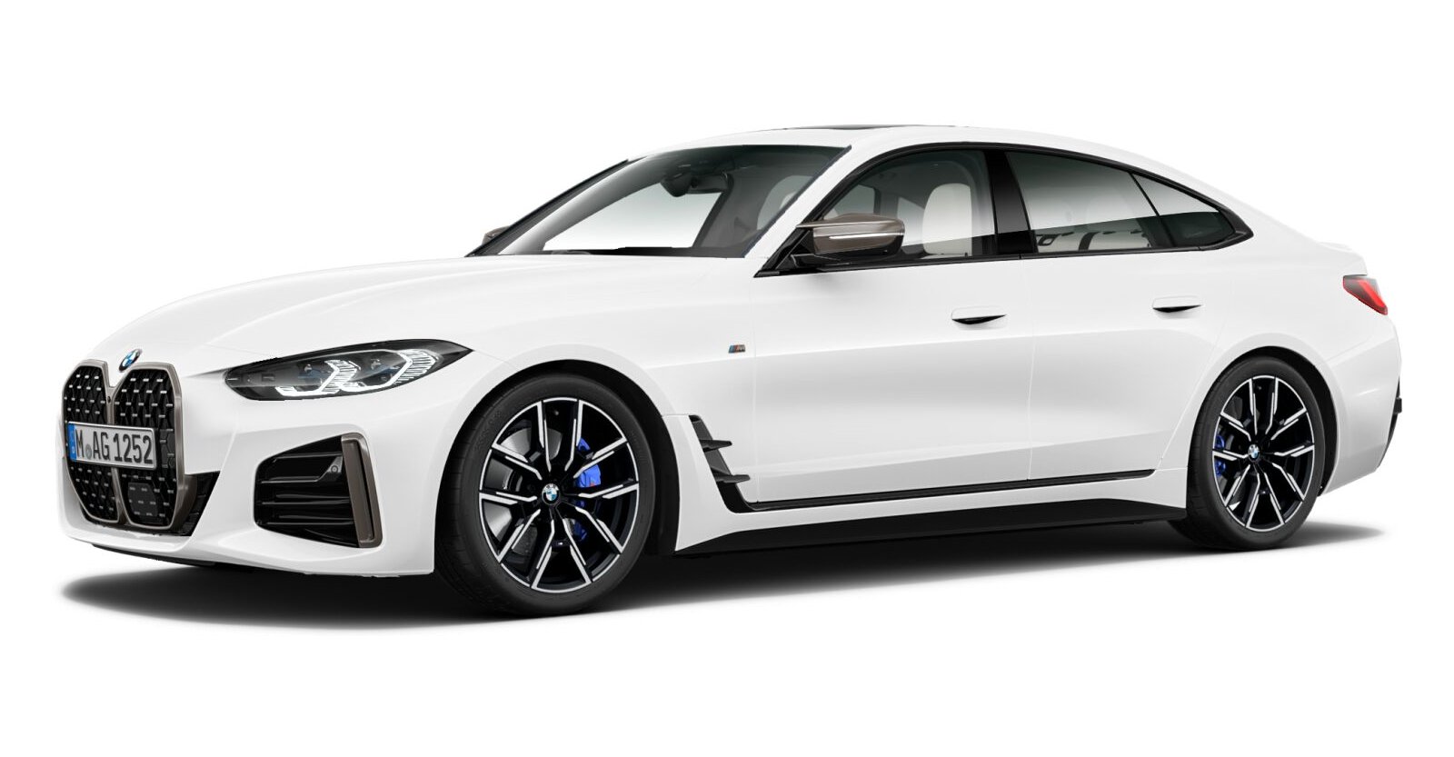 BMW BMW 4er in Weiß von vorne BMW BMW 4er in Weiß von vorne