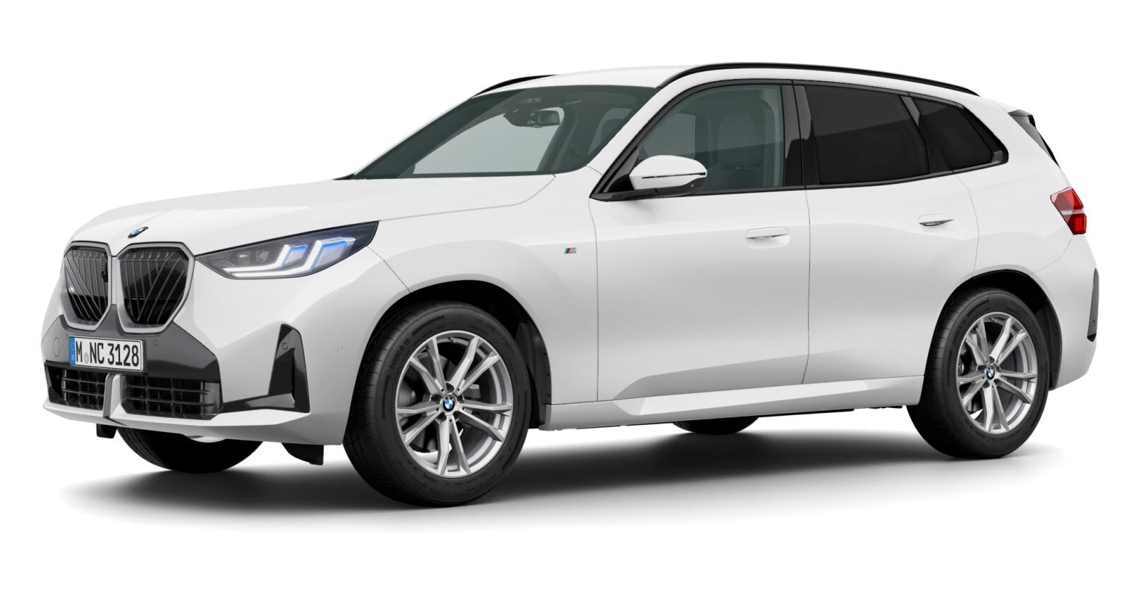BMW X3 20 xDrive in Weiß von vorne