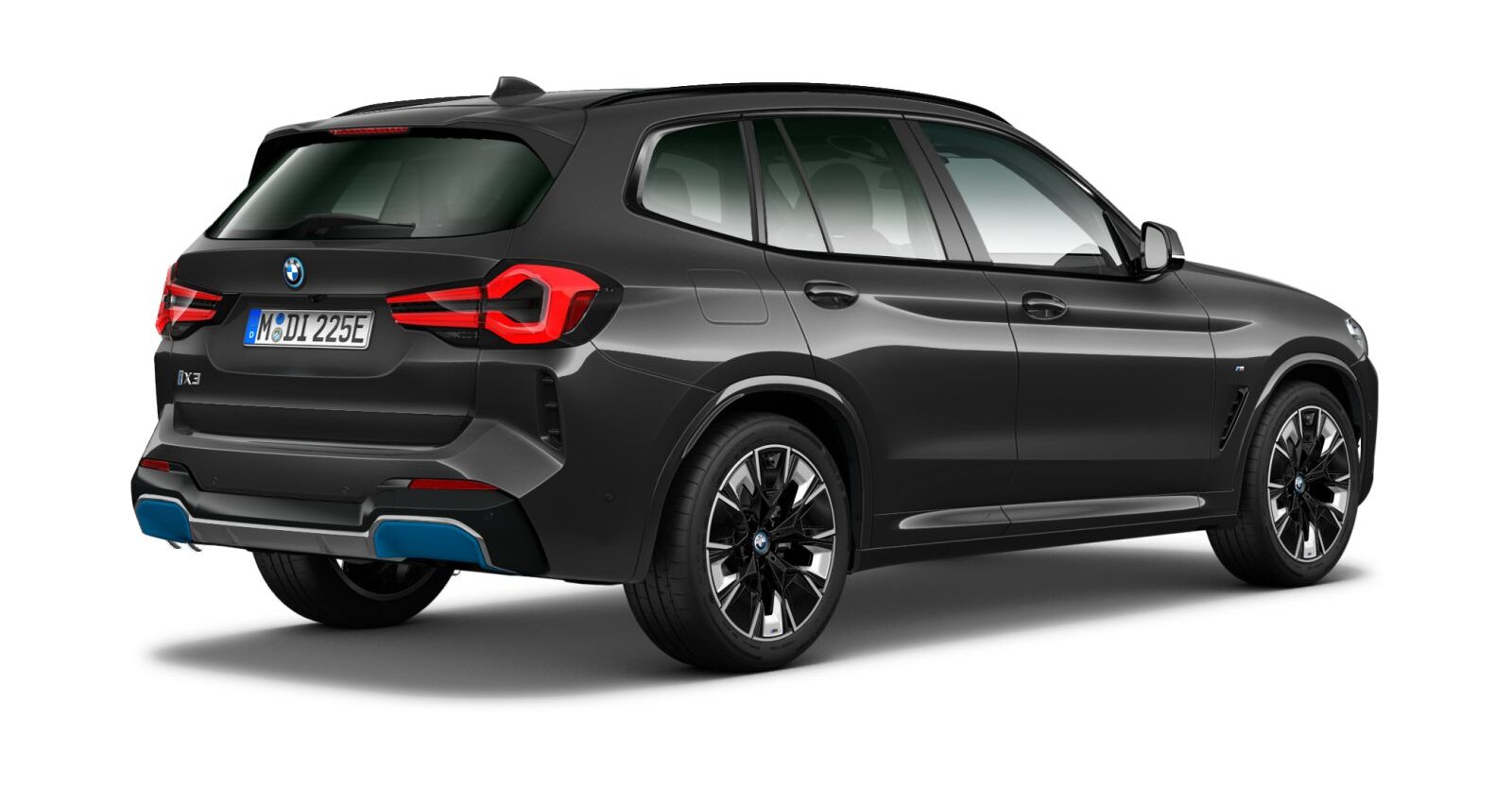BMW BMW I in Grau von hinten
