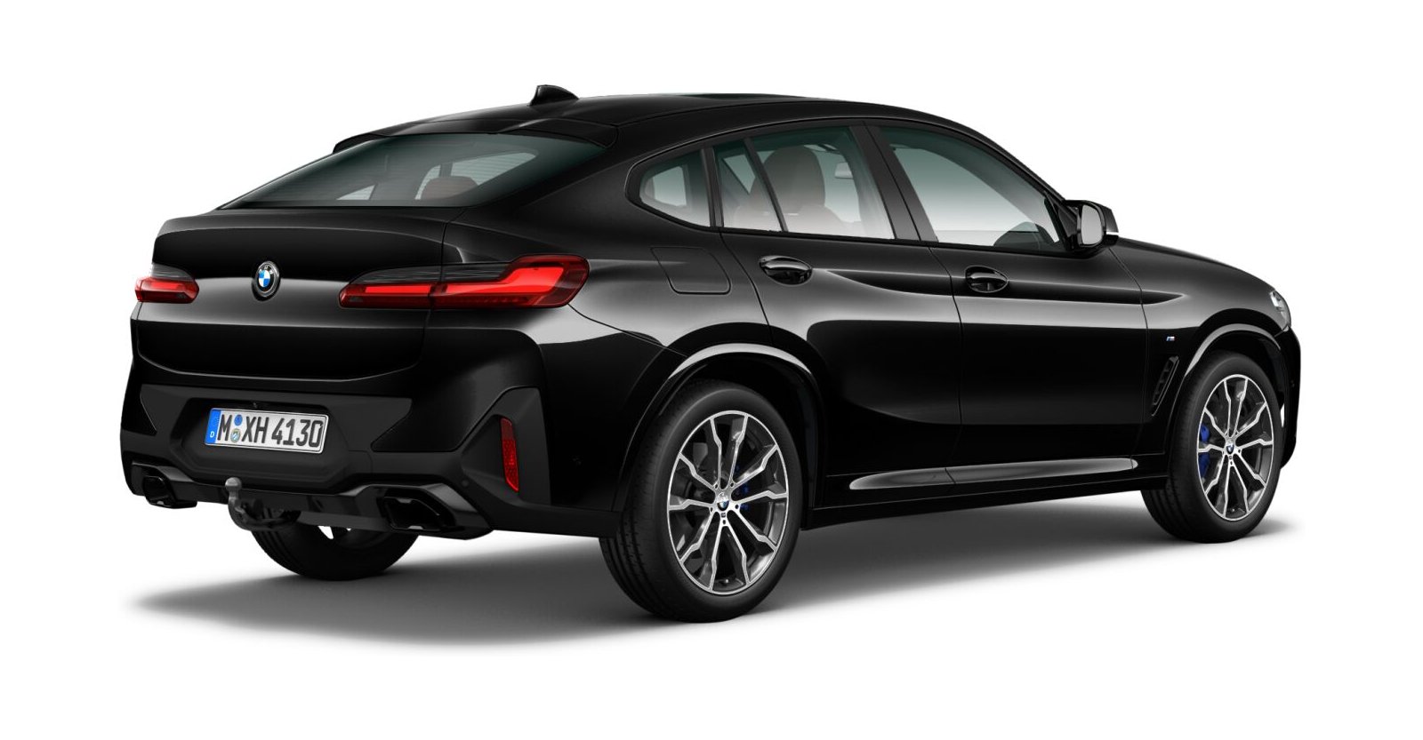 BMW BMW X in Schwarz von hinten BMW BMW X in Schwarz von hinten