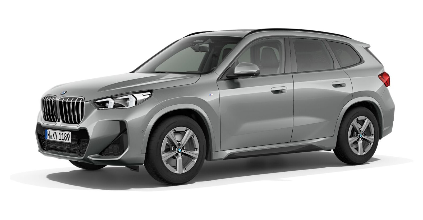 BMW X1 xDrive23d in Grau von vorne