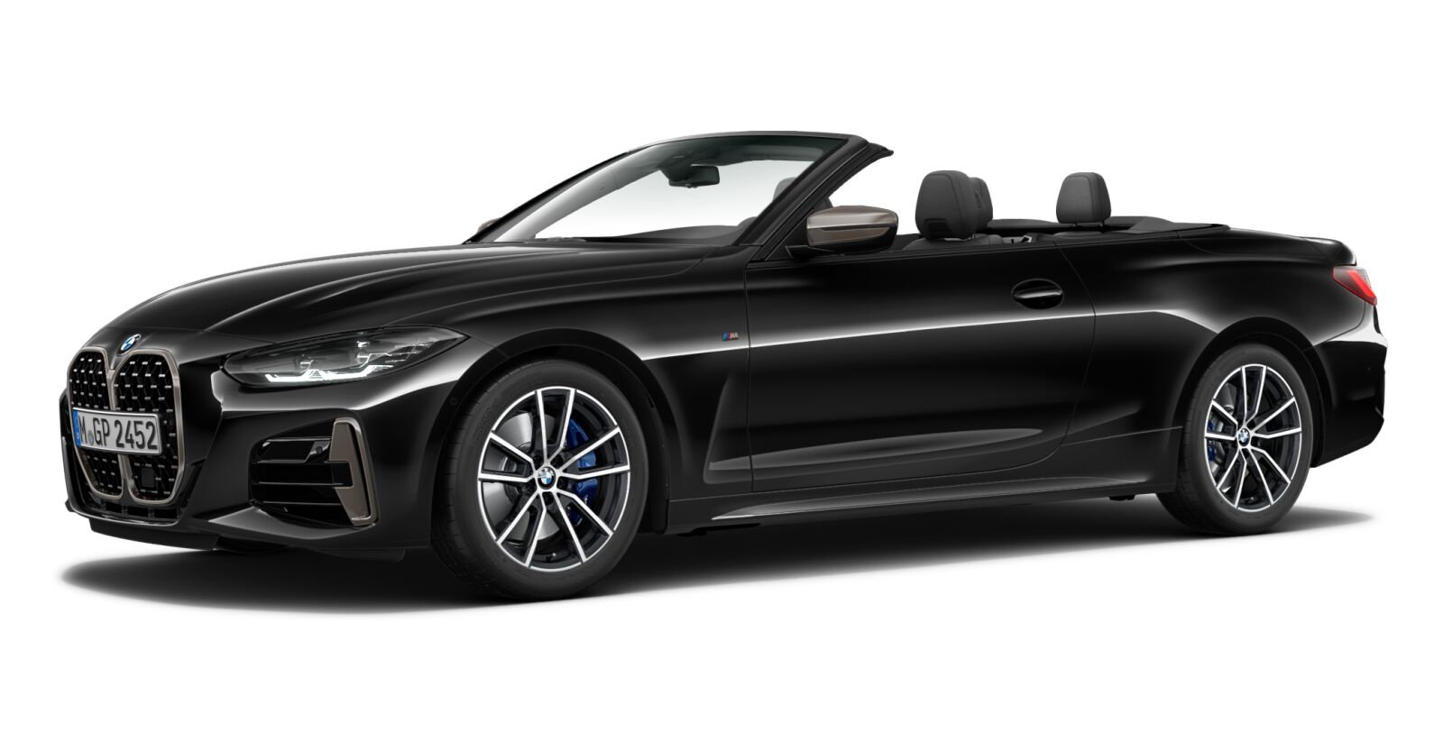 BMW BMW 4er in Schwarz von vorne BMW BMW 4er in Schwarz von vorne