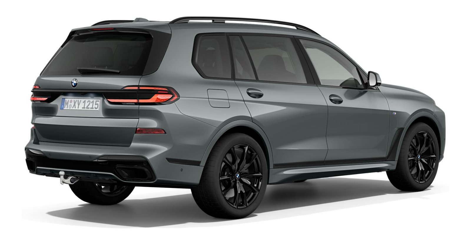 BMW BMW X in Grau von hinten