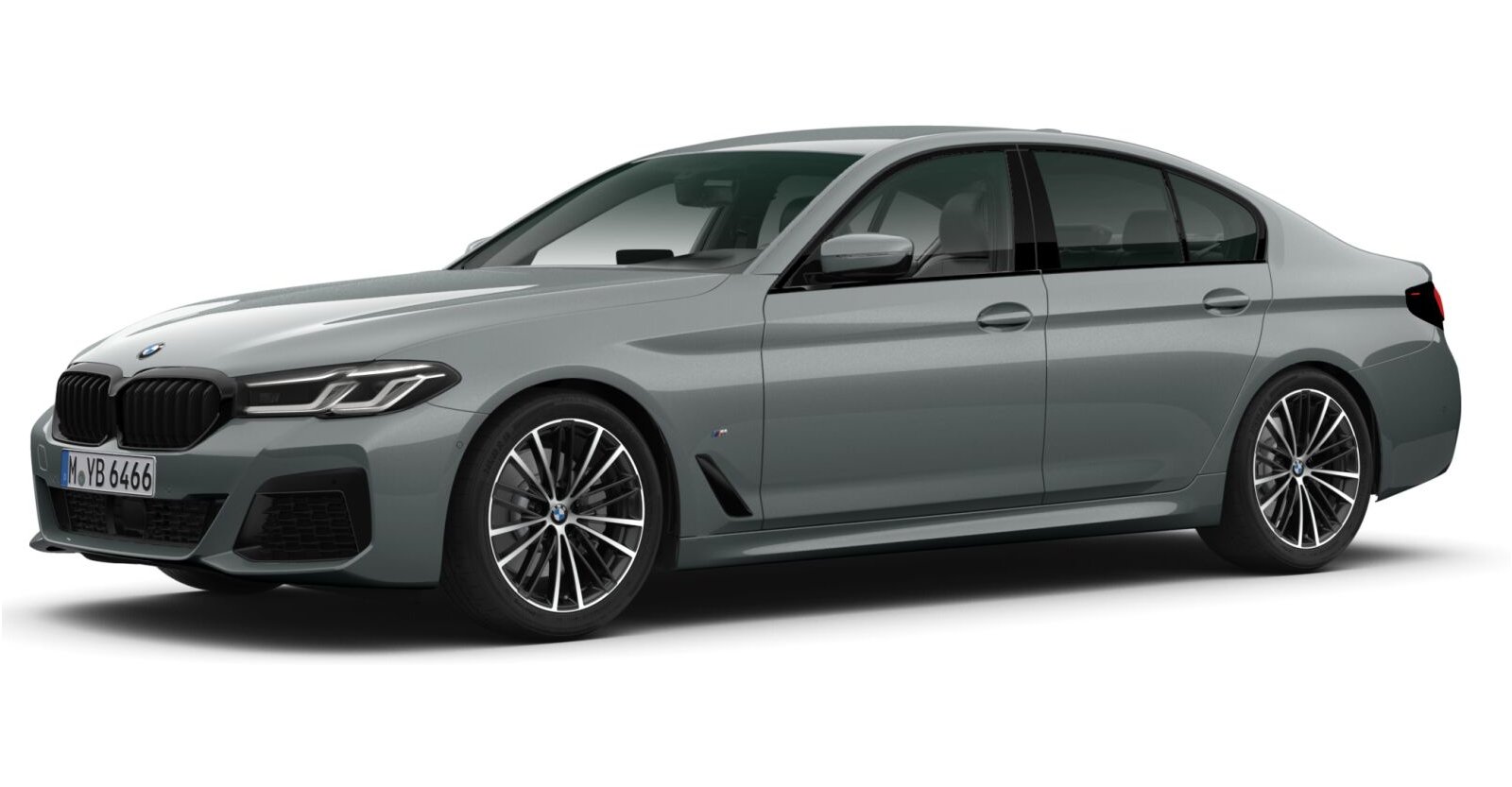 BMW BMW 5er in Grau von vorne BMW BMW 5er in Grau von vorne