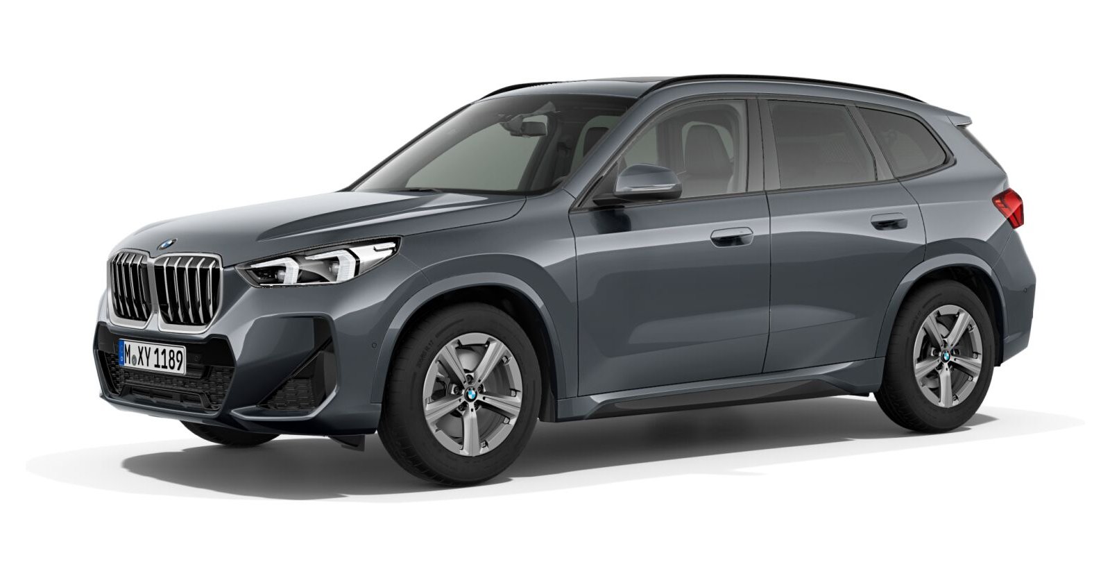BMW X1 xDrive23d in Grau von vorne BMW X1 xDrive23d in Grau von vorne