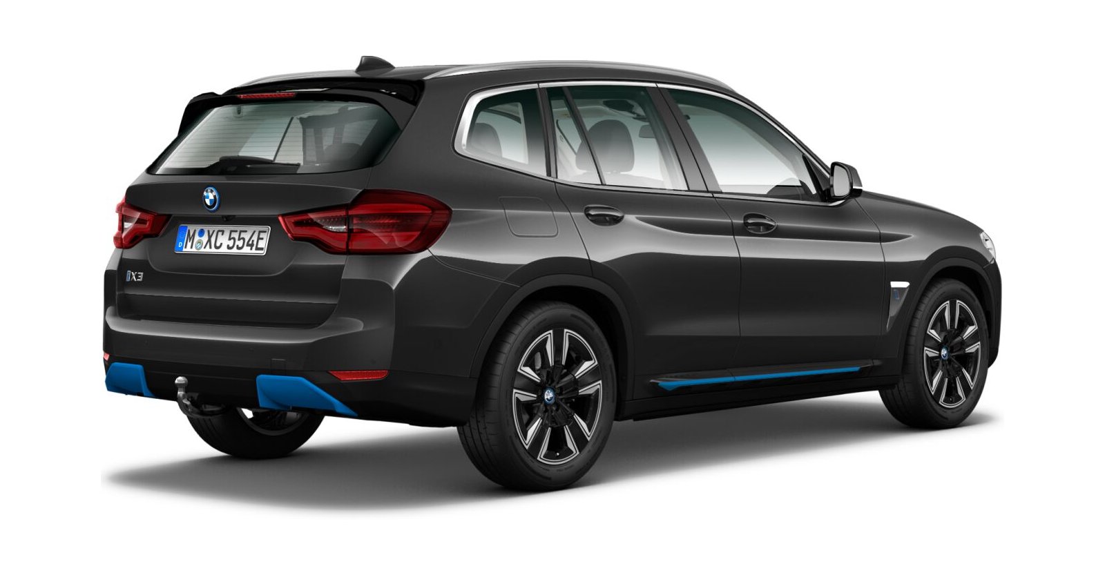 BMW BMW I in Grau von hinten BMW BMW I in Grau von hinten