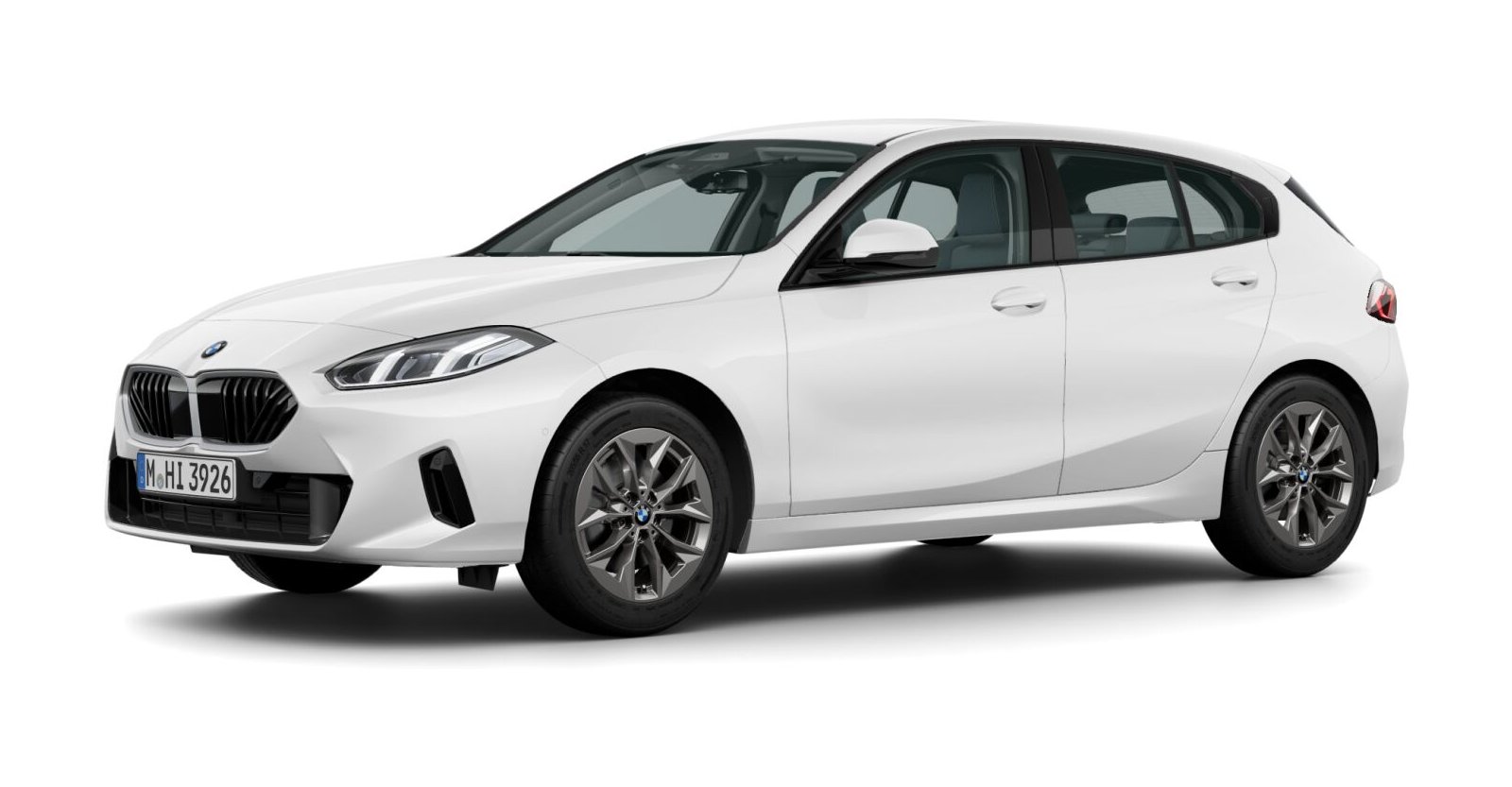 BMW 120 in Weiß von vorne