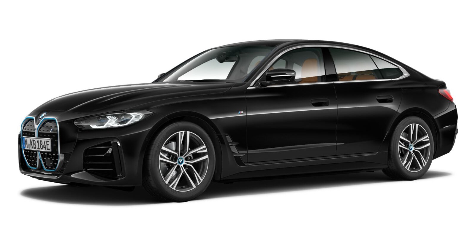 BMW BMW I in Schwarz von vorne BMW BMW I in Schwarz von vorne