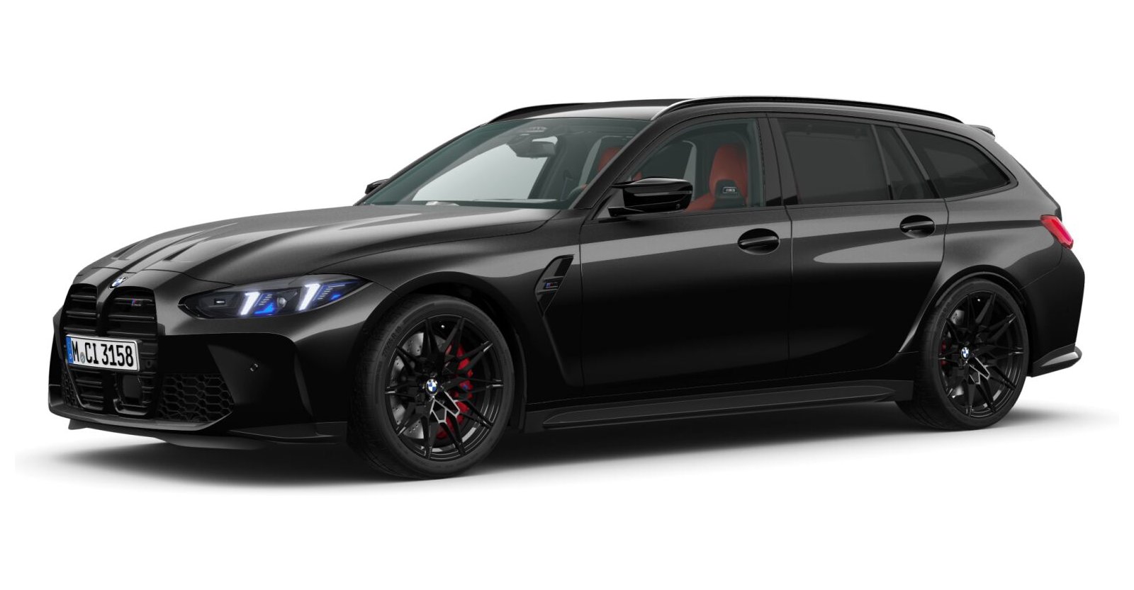BMW BMW M in Schwarz von vorne BMW BMW M in Schwarz von vorne