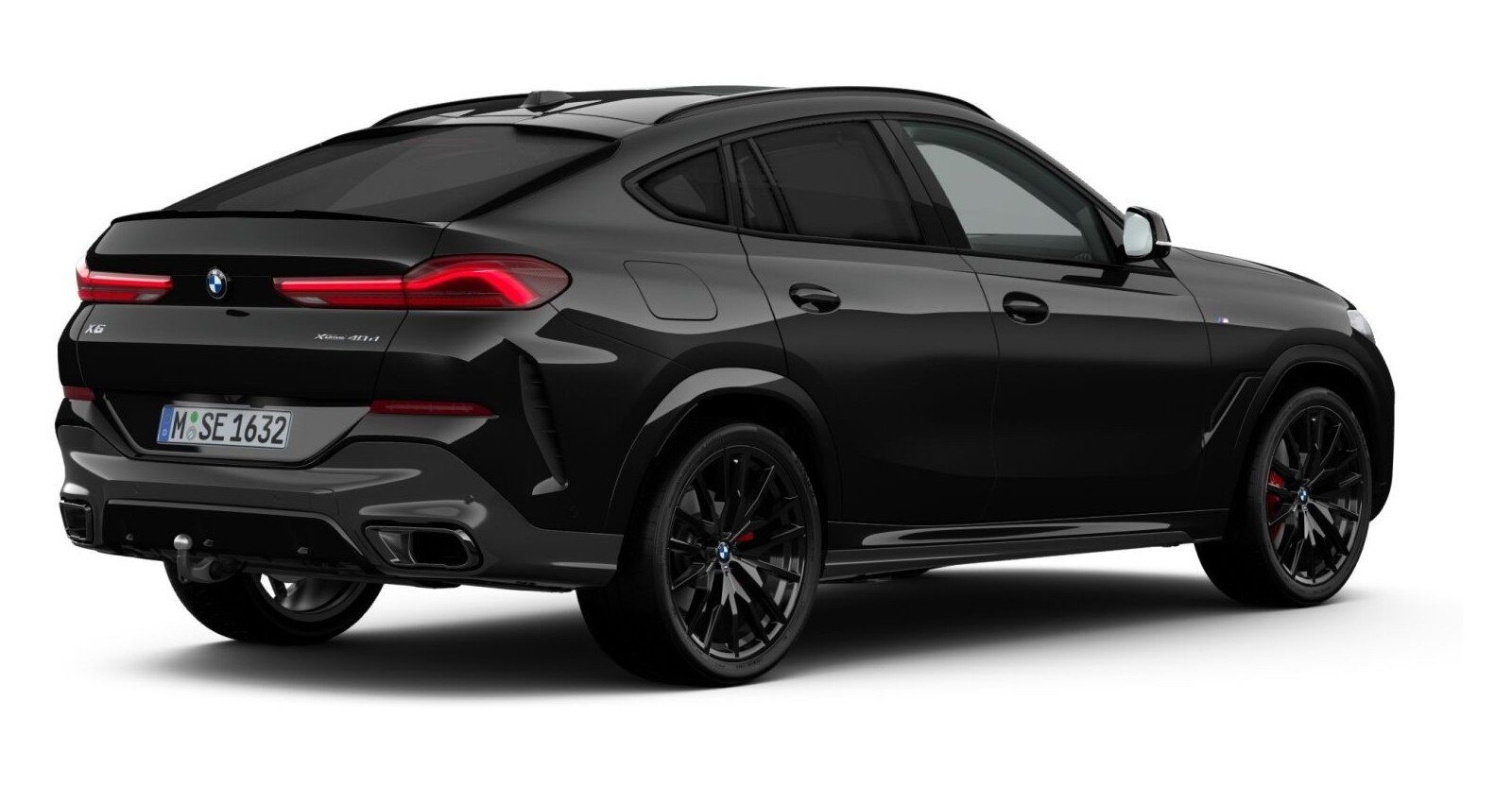 BMW BMW X in Schwarz von hinten BMW BMW X in Schwarz von hinten