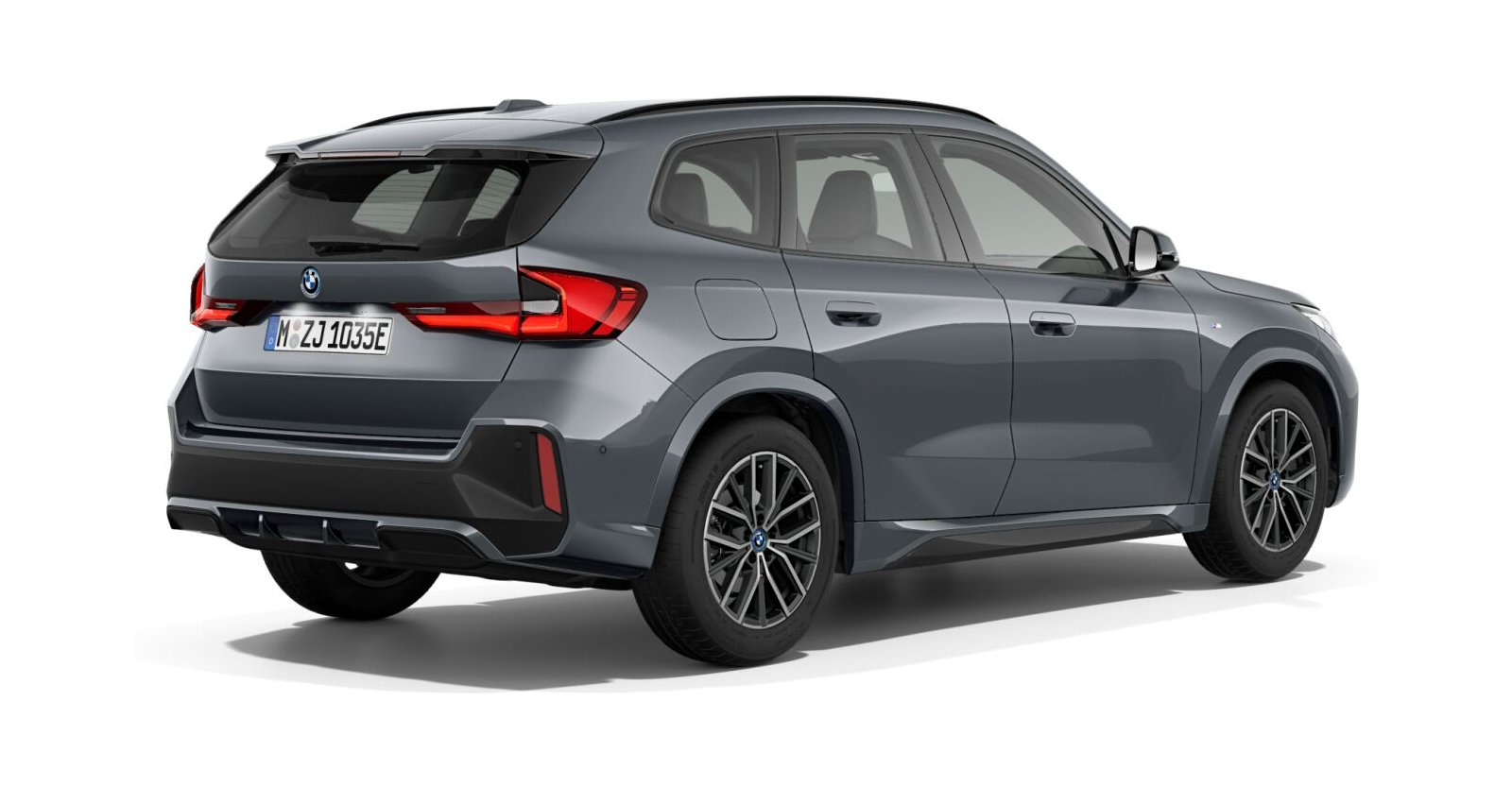 BMW BMW X in Grau von hinten BMW BMW X in Grau von hinten