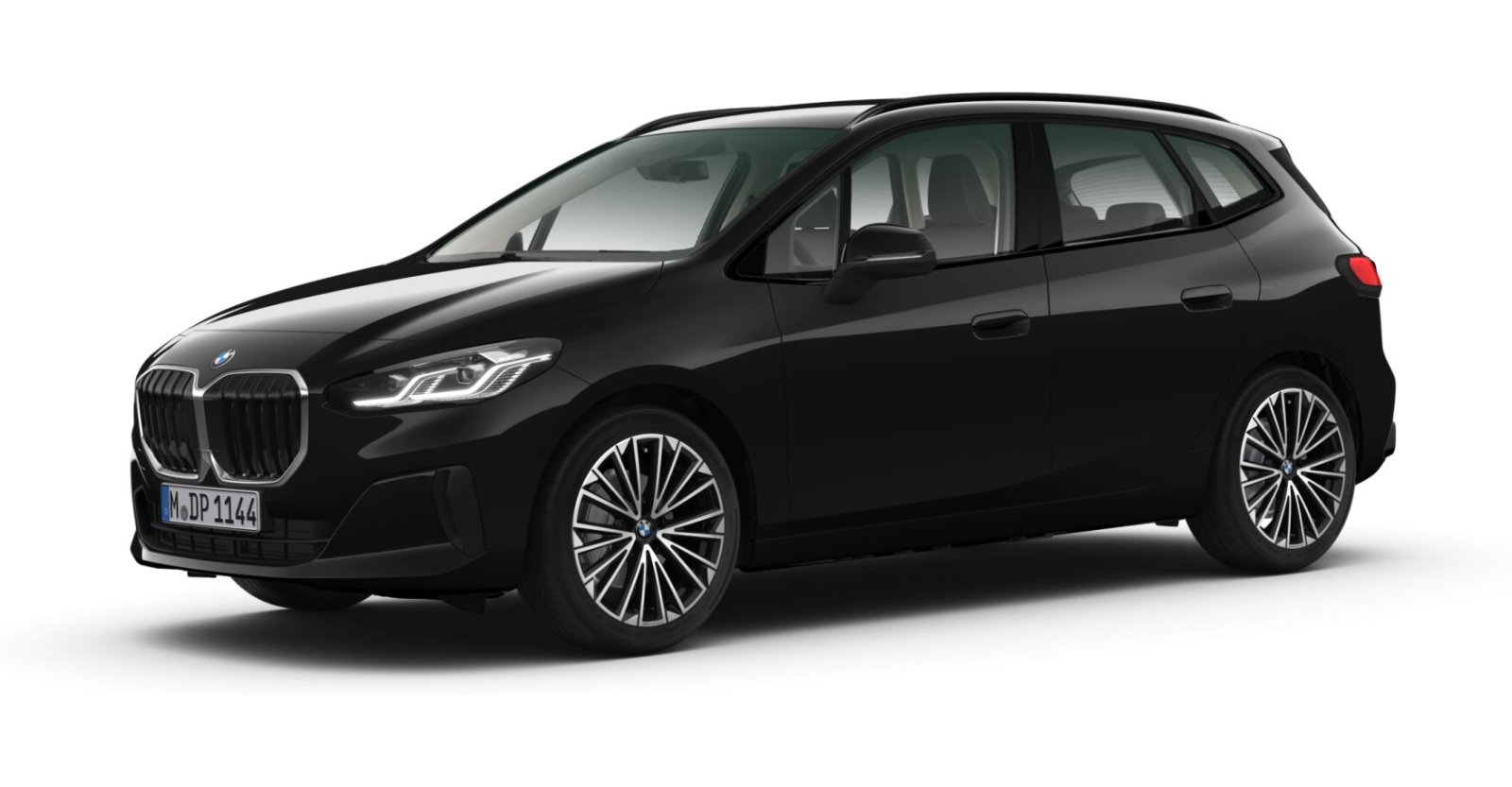 BMW BMW 2er in Schwarz von vorne BMW BMW 2er in Schwarz von vorne