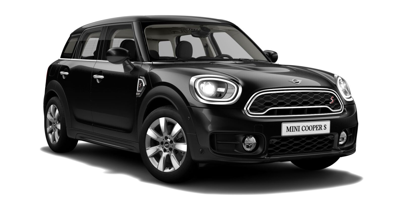 MINI MINI Countryman in Black von vorne MINI MINI Countryman in Black von vorne