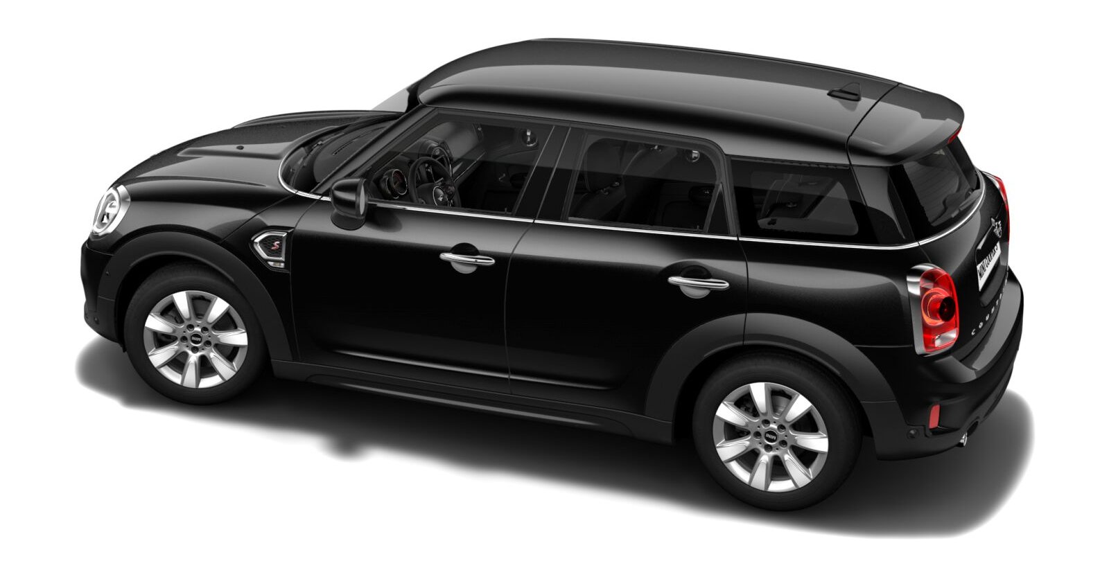 MINI MINI Countryman in Black von hinten MINI MINI Countryman in Black von hinten