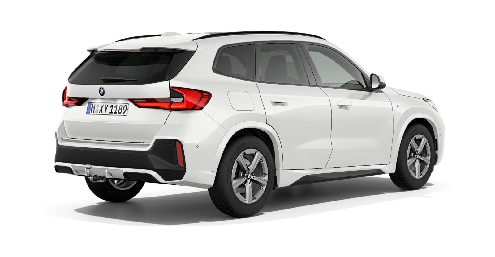 BMW BMW X in Weiß von hinten BMW BMW X in Weiß von hinten
