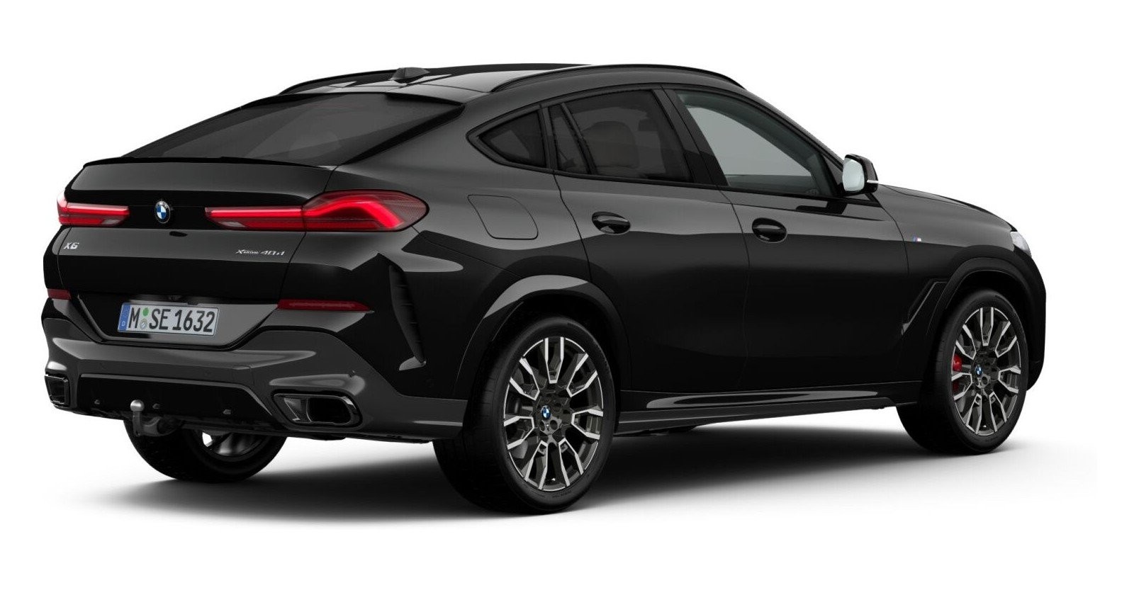 BMW BMW X in Schwarz von hinten BMW BMW X in Schwarz von hinten