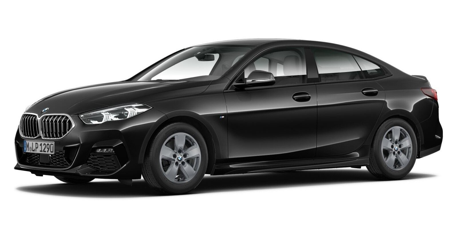BMW BMW 2er in Schwarz von vorne BMW BMW 2er in Schwarz von vorne