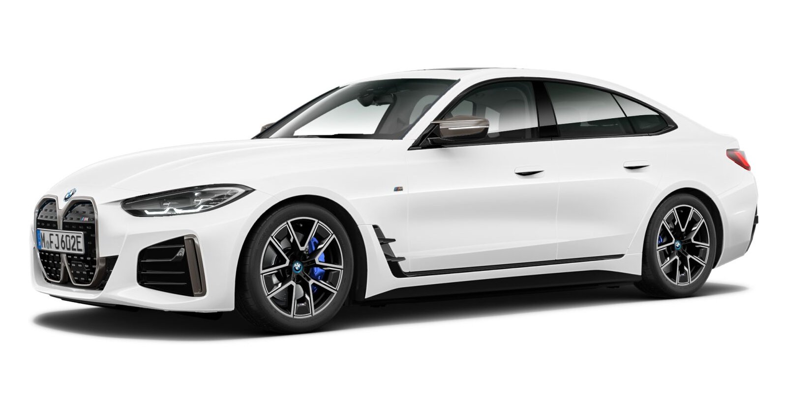 BMW BMW I in Weiß von vorne BMW BMW I in Weiß von vorne