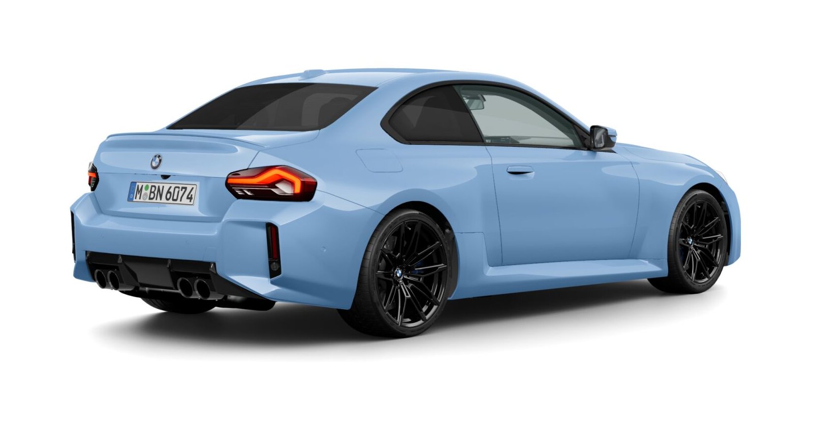 BMW BMW M in Blau von hinten BMW BMW M in Blau von hinten