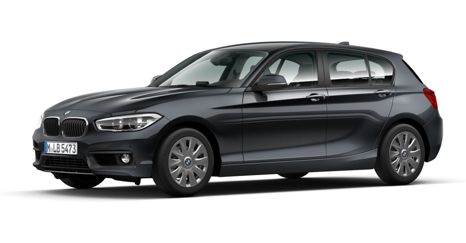 BMW 118i in Grey von vorne BMW 118i in Grey von vorne