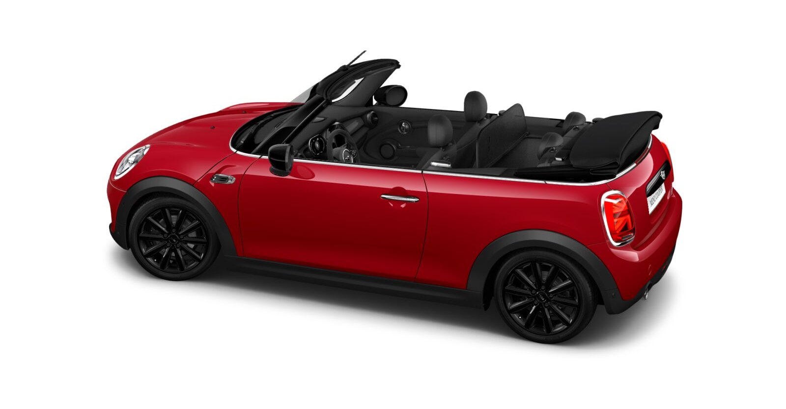 MINI MINI Cabrio in Red von hinten MINI MINI Cabrio in Red von hinten