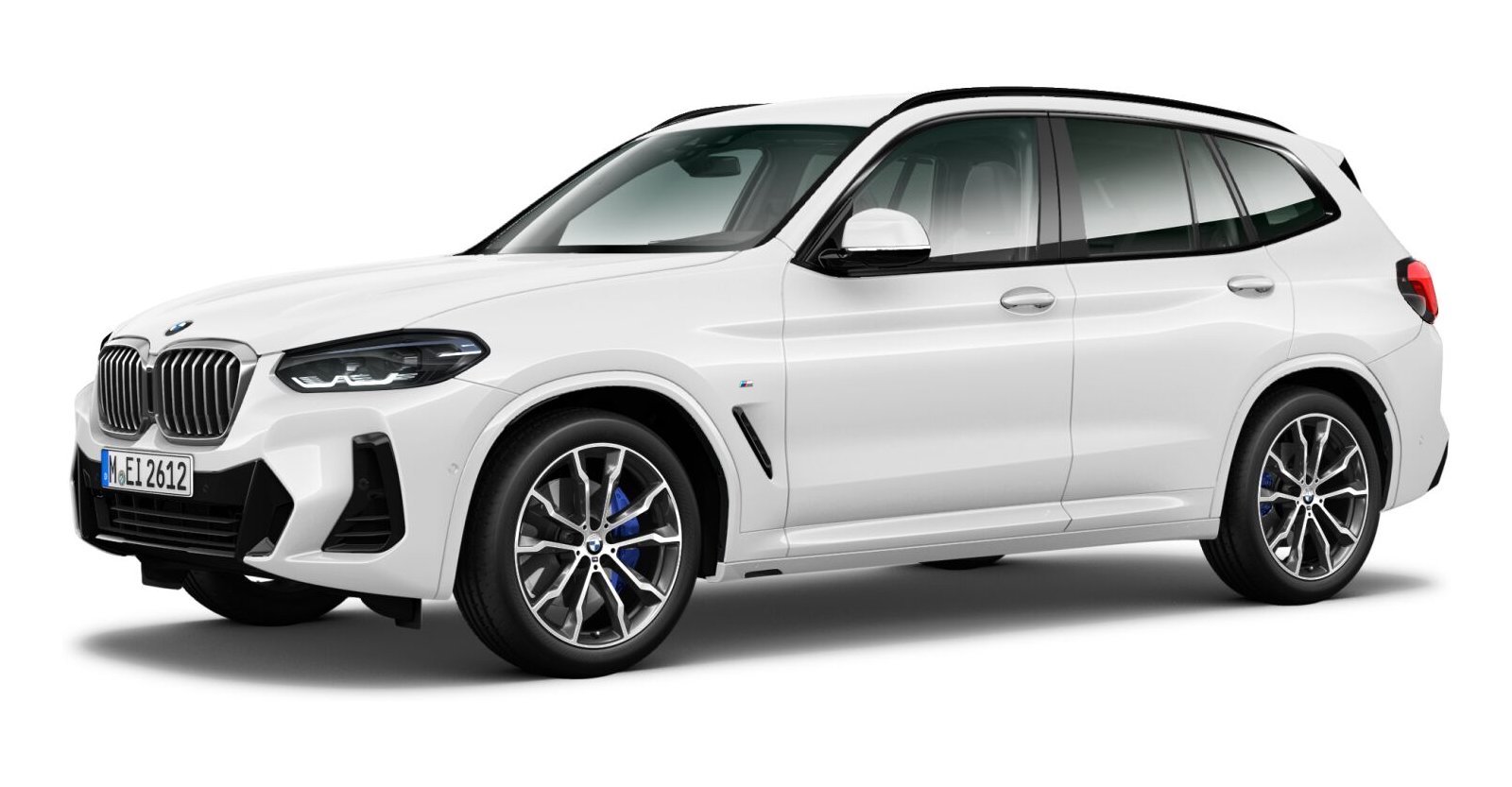 BMW X3 xDrive 30d in Weiß von vorne BMW X3 xDrive 30d in Weiß von vorne
