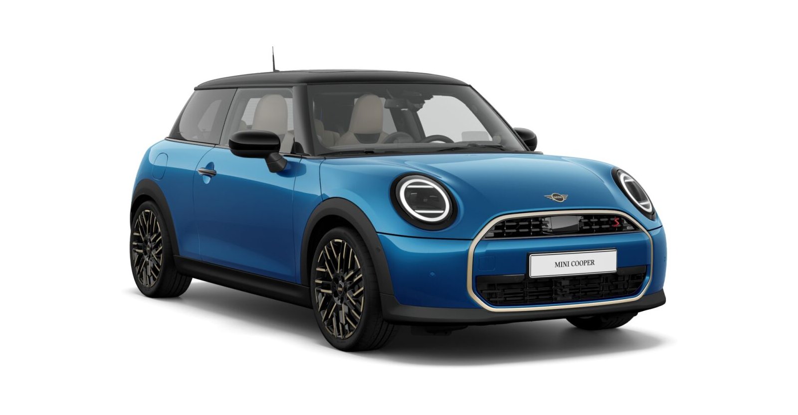 MINI Cooper S in Blue von vorne MINI Cooper S in Blue von vorne