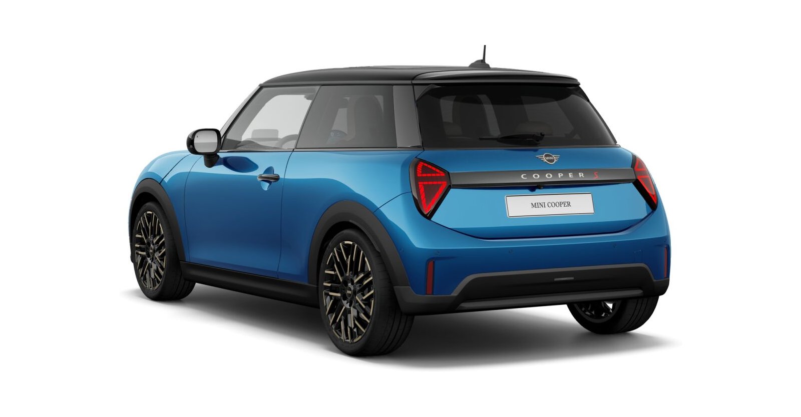 MINI MINI 3-Türer in Blue von hinten MINI MINI 3-Türer in Blue von hinten